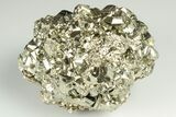 Shimmering Pyrite Crystal Cluster - Peru #190949-1